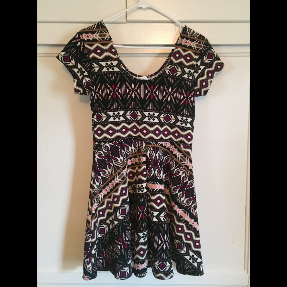 Multicolored Mini Dress - Picture 2 of 3